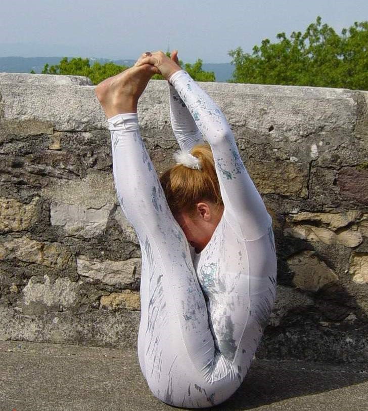 Yoga Stellung, Olivia Rasser